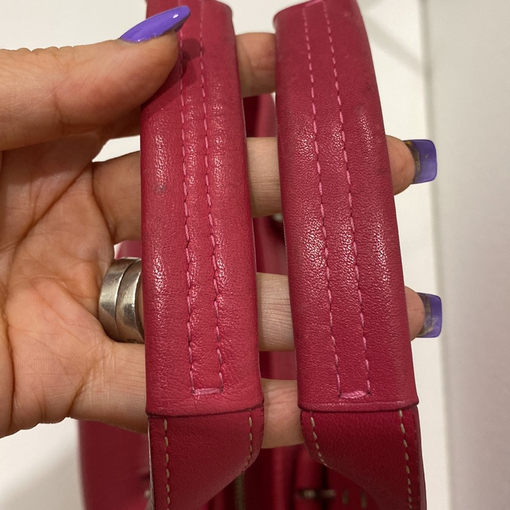Coach Vintage Pink Purse Soho Satchel J04S-4295 Bag RARE Color - Picture 4 of 14